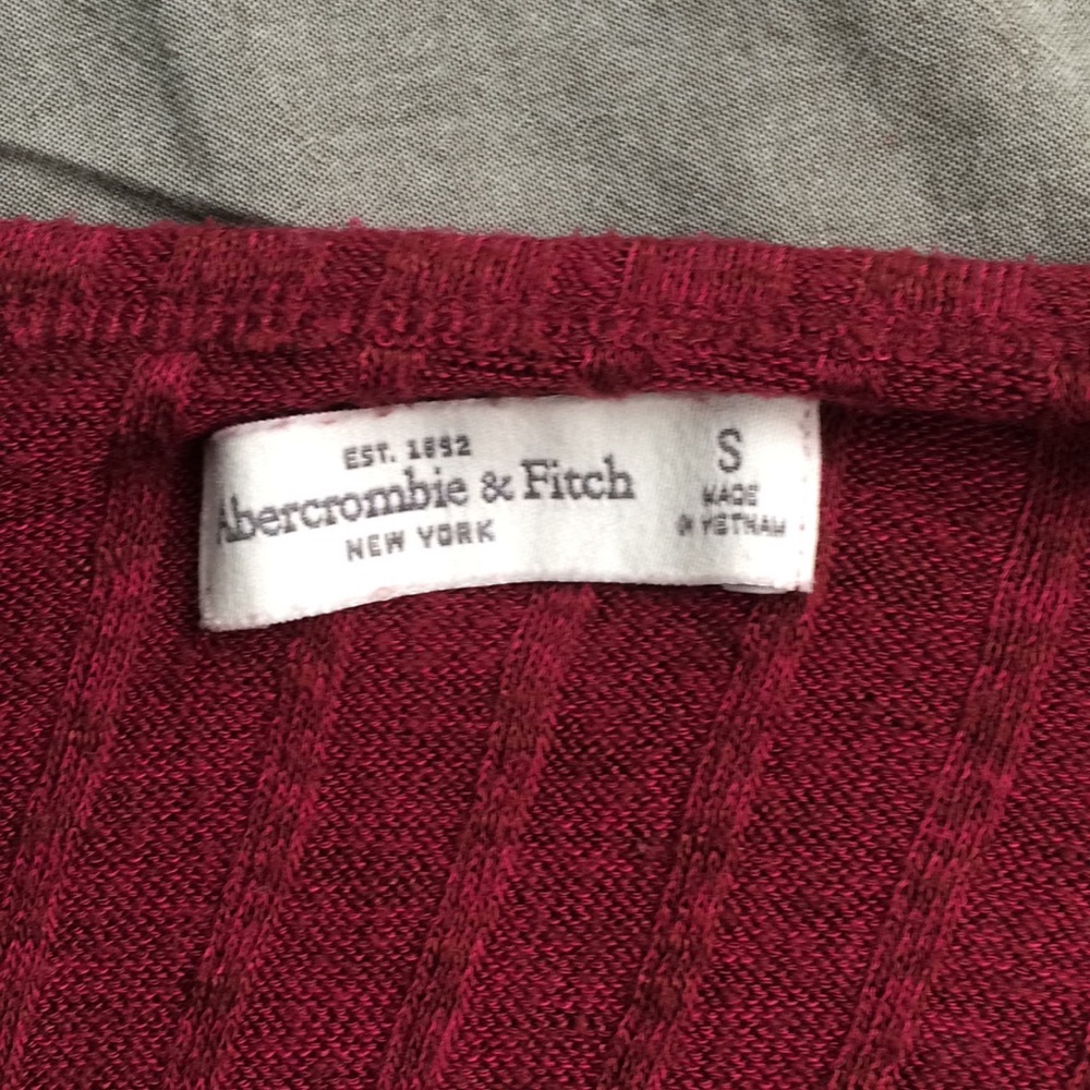 Red long sleeve shirt